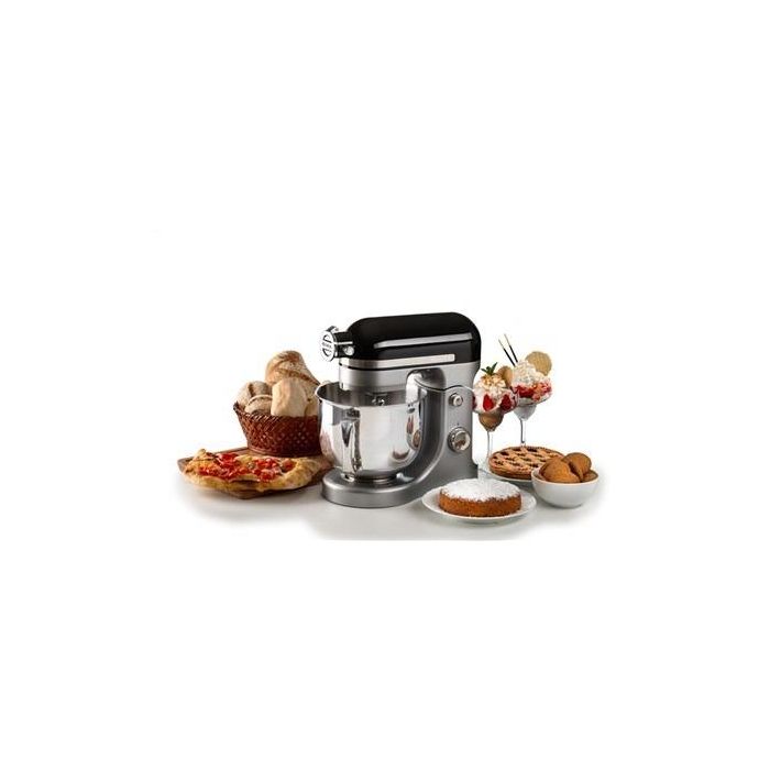 Ariete 1589/02 Robot de Cocina 5.5L Negro, 1600W, Acero Inoxidable, 11 Velocidades, 3 Accesorios 3 Ariete 1589/02 Robot de Cocina 5.5L Negro, 1600W, Acero Inoxidable, 11 Velocidades, 3 Accesorios 3