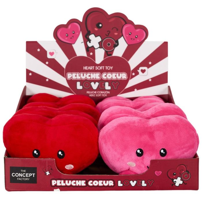 Peluche Corazón Kawaii The Concept Factory 14 cm 3 Peluche Corazón Kawaii The Concept Factory 14 cm 3