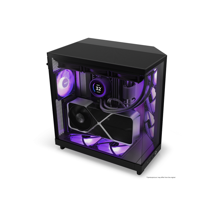 NZXT CC-H61FB-R1 H6 Air Flow Midi Tower PC Negro