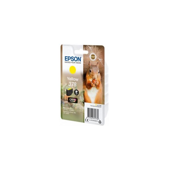 EPSON Singlepack Yellow 378 Claria Photo HD Ink 1