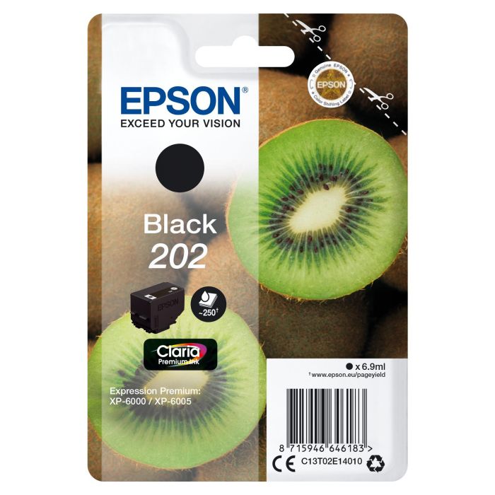EPSON Singlepack NEGRO 202 Claria Premium Ink