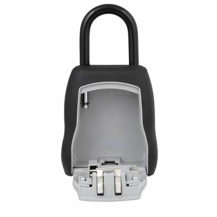 Master Lock Caja de Seguridad para Llaves con Combinación Programable de 4 Dígitos, Resistente a la Intemperie, Cuerpo de Aluminio y Mango 3