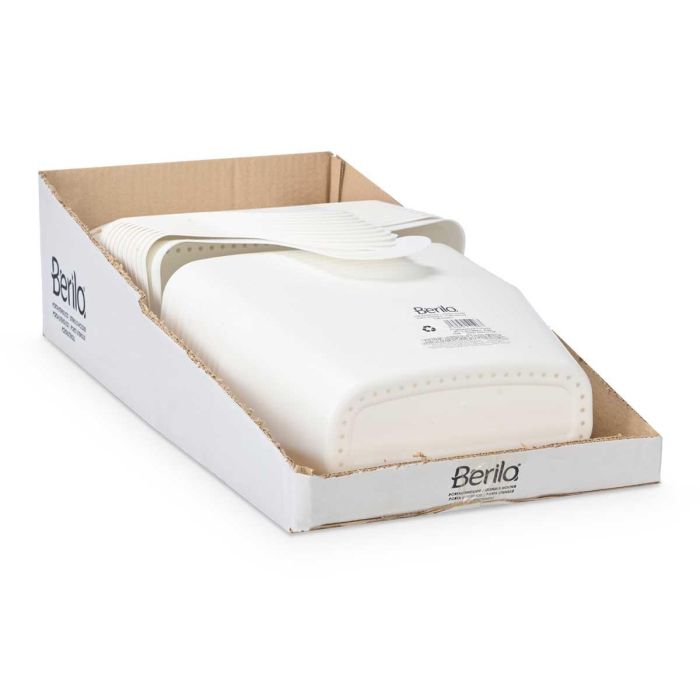 Portautensilios Ducha Blanco Berilo 28x31.5x14.5 cm (24 Unidades) 2 Portautensilios Ducha Blanco Berilo 28x31.5x14.5 cm (24 Unidades) 2