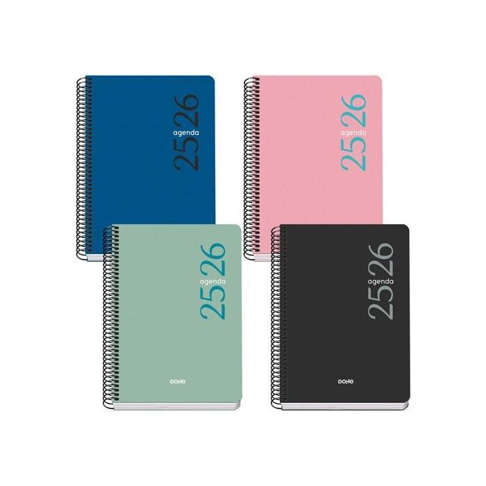 Dohe Agenda Escolar Esencial A5 Espiral Sv Tapa Pp Colores Surtidos 2025-2026 Dohe Agenda Escolar Esencial A5 Espiral Sv Tapa Pp Colores Surtidos 2025-2026
