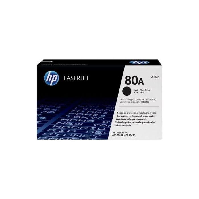 HP Toner Negro Laserjet M401 nº80A 2.700 Pag.