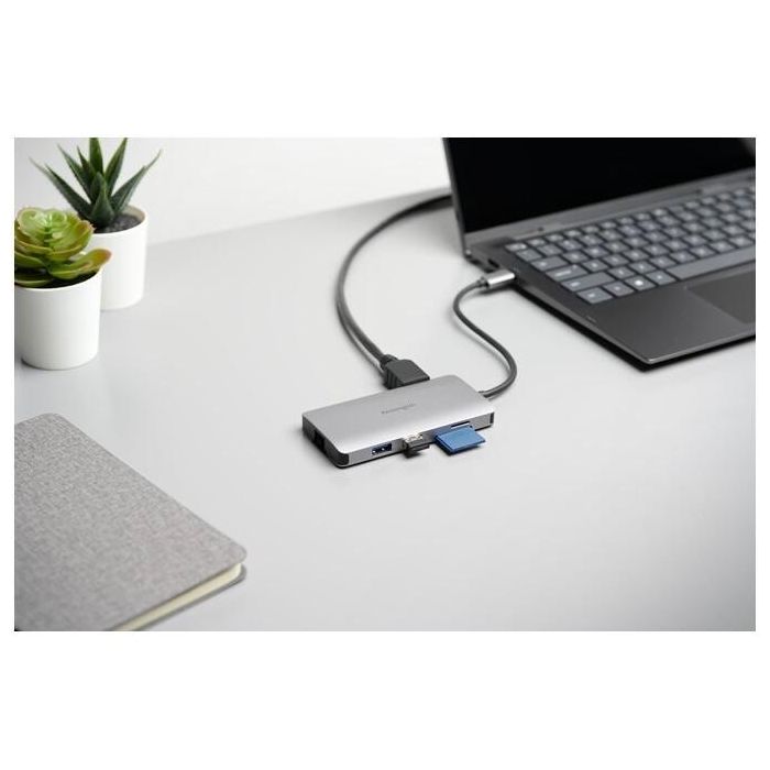 Hub USB Kensington K33820WW Negro Plateado 9