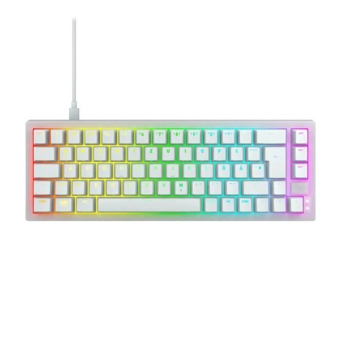 XTRFY XTR1731630682427 Teclado mecánico compacto para juegos K5V2 - Formato 65% - Blanco