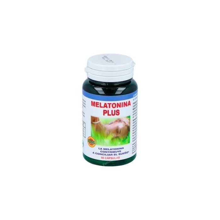 ROBIS Melatonina Plus 60 Cápsulas con Valeriana y Pasiflora para Mejorar el Sueño y Combatir el Jet Lag