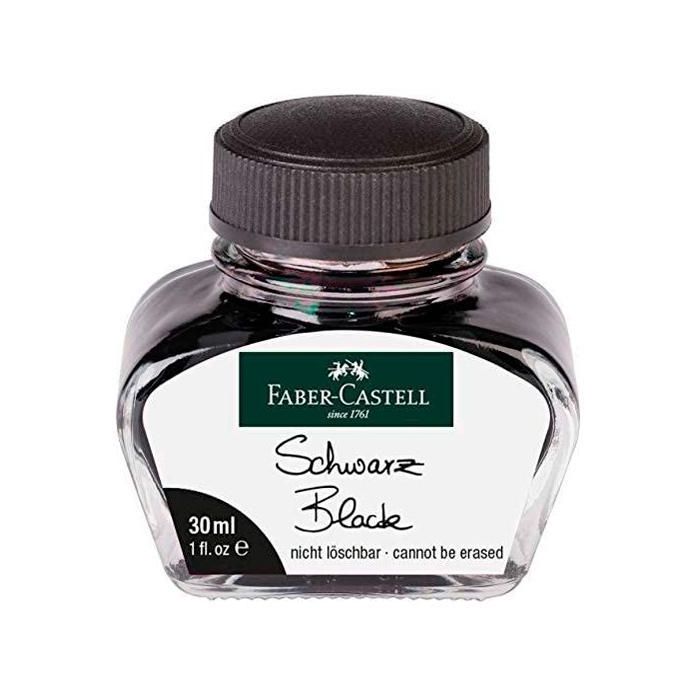 Faber Castell Tintero 30 mL Tinta Borrable Negra Faber Castell Tintero 30 mL Tinta Borrable Negra