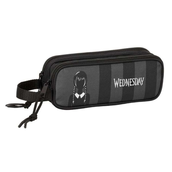 Bolso Escolar Portatodo Safta Doble Wednesday 80x210x60 mm 2 Bolso Escolar Portatodo Safta Doble Wednesday 80x210x60 mm 2