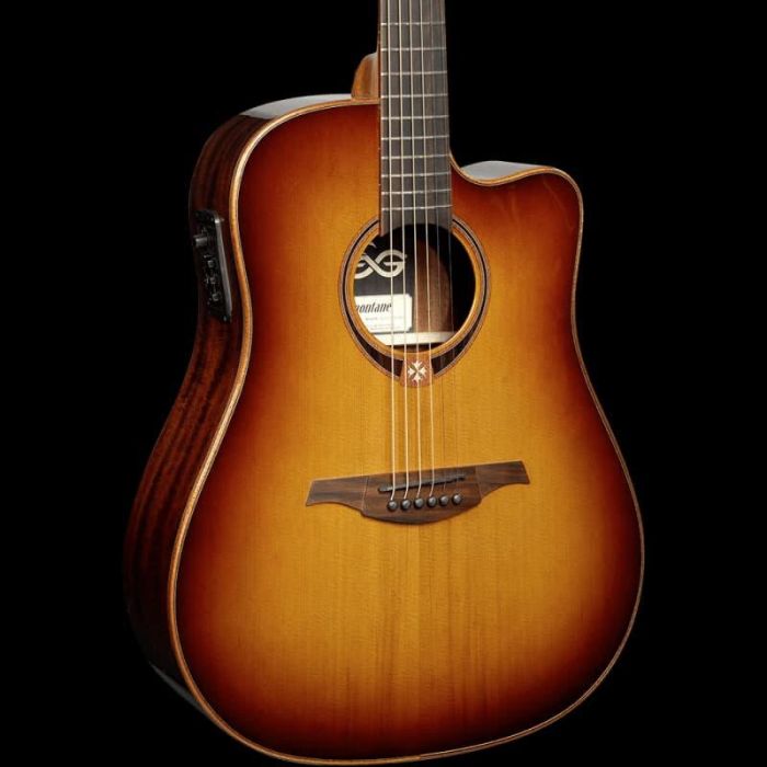 LAG Guitarra Acústica Dreadnought Cutaway Tramontane 118 A/E - Brown Shadow | Electroacústica