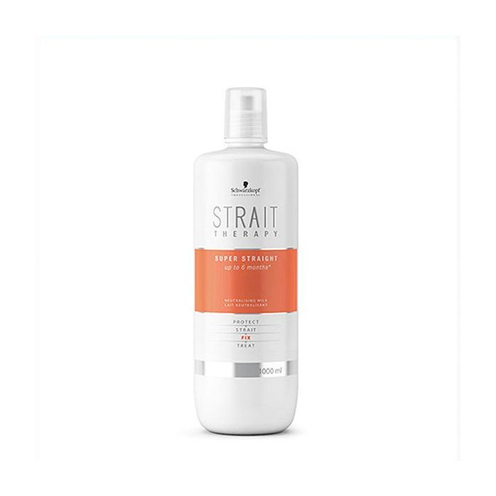 Schwarzkopf Leche Neutralizante 1000 Ml - Sistema termal de alisado para cabello liso y brillante
