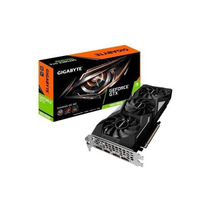 TARJETA GRÁFICA GIGABYTE GEFORCE GTX 1660 SUPER GAMING OC 6G - CUDA 1408 - 6GB GDDR6 - 192 BIT - PCIEX X16 3.0 - 3*DISPLAYPORT - HDMI 0 TARJETA GRÁFICA GIGABYTE GEFORCE GTX 1660 SUPER GAMING OC 6G - CUDA 1408 - 6GB GDDR6 - 192 BIT - PCIEX X16 3.0 - 3*DISPLAYPORT - HDMI 0
