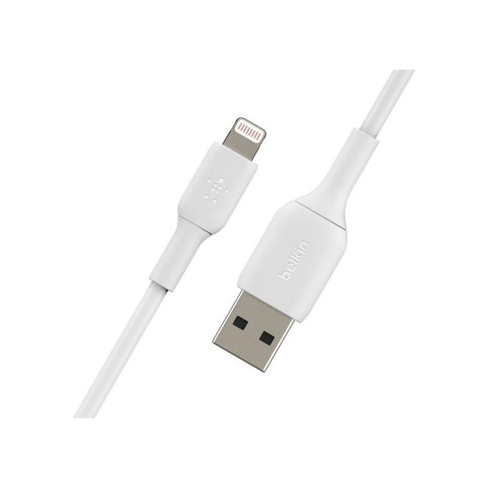 Belkin CAA001BT3MWH Cable Lightning a USB A 3 m Blanco 3
