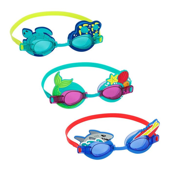 Bestway Gafa Natacion Infantil Correa Silicona Set 3 Pzs +3 Años Playa y Piscina 21074 Bestway Gafa Natacion Infantil Correa Silicona Set 3 Pzs +3 Años Playa y Piscina 21074