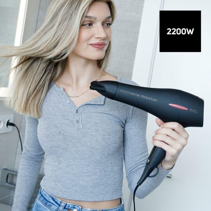 Secador de Pelo Taurus Fashion Professional 2200 W Negro 6 Secador de Pelo Taurus Fashion Professional 2200 W Negro 6
