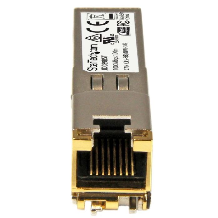 StarTech.com Módulo Transceptor SFP a RJ-45 1000Base-T Compatible HP JD089Bst / JD089B hasta 1 Gbps 100m 1
