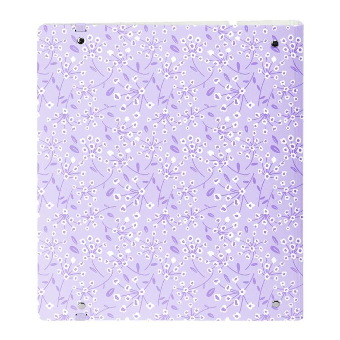 Carpeta de anillas Safta Light purple flowers Morado 27 X 32 X 4 cm 1 Carpeta de anillas Safta Light purple flowers Morado 27 X 32 X 4 cm 1
