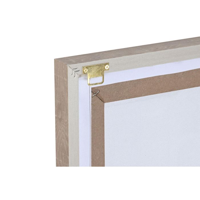 DKD Home Decor Cuadro Decorativo Abstracto Scandi Blanco Beige 90x60x3 cm, de Lienzo y PS, Juego de 2 Unidades 1 DKD Home Decor Cuadro Decorativo Abstracto Scandi Blanco Beige 90x60x3 cm, de Lienzo y PS, Juego de 2 Unidades 1