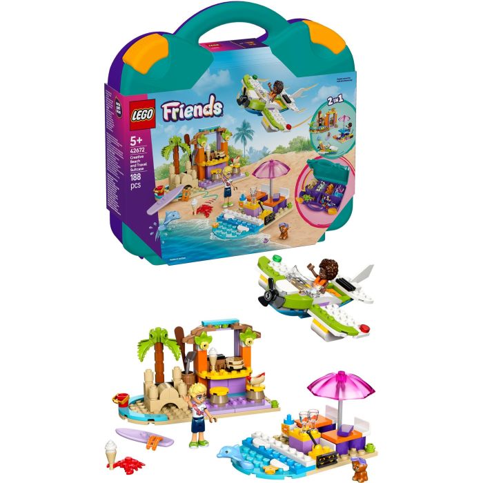 Lego Friends Juego de Construcción Portátil de Playa Creativa en Maleta de Viaje - Ideal para Niños de 5 Años en Adelante 2 Lego Friends Juego de Construcción Portátil de Playa Creativa en Maleta de Viaje - Ideal para Niños de 5 Años en Adelante 2