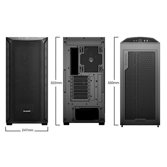 Caja Semitorre ATX Be Quiet! BGW60 Negro 21 Caja Semitorre ATX Be Quiet! BGW60 Negro 21