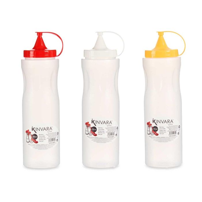 Bote Plastico Salsas 700Ml Surtidos Colores Kinvara 7X24CM (24 Unidades) 1 Bote Plastico Salsas 700Ml Surtidos Colores Kinvara 7X24CM (24 Unidades) 1