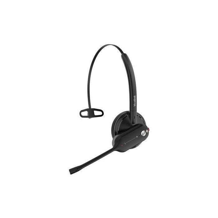 Yealink Auriculares con Acoustic Shield para HD Voice, compatibilidad Microsoft Teams, 10 mW, 100 Hz-10 kHz, Negro