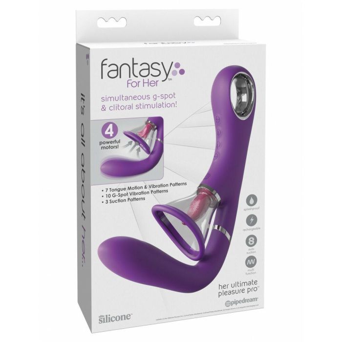 Vibrador Punto G Pipedream Fantasy for her Morado 4 Vibrador Punto G Pipedream Fantasy for her Morado 4