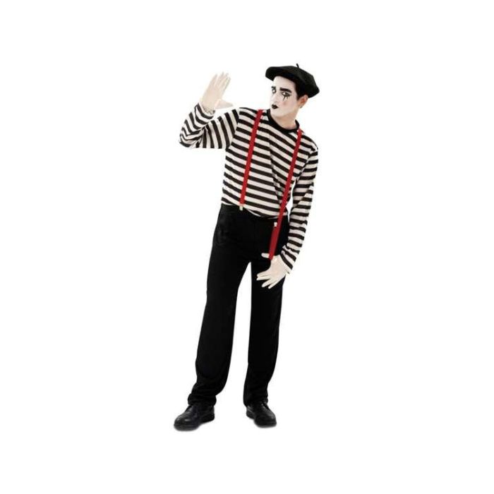 My Other Me Disfraz de Mimo para Hombre Talla M-L, 100% Poliéster, Recomendado para Mayores de 14 años 1 My Other Me Disfraz de Mimo para Hombre Talla M-L, 100% Poliéster, Recomendado para Mayores de 14 años 1