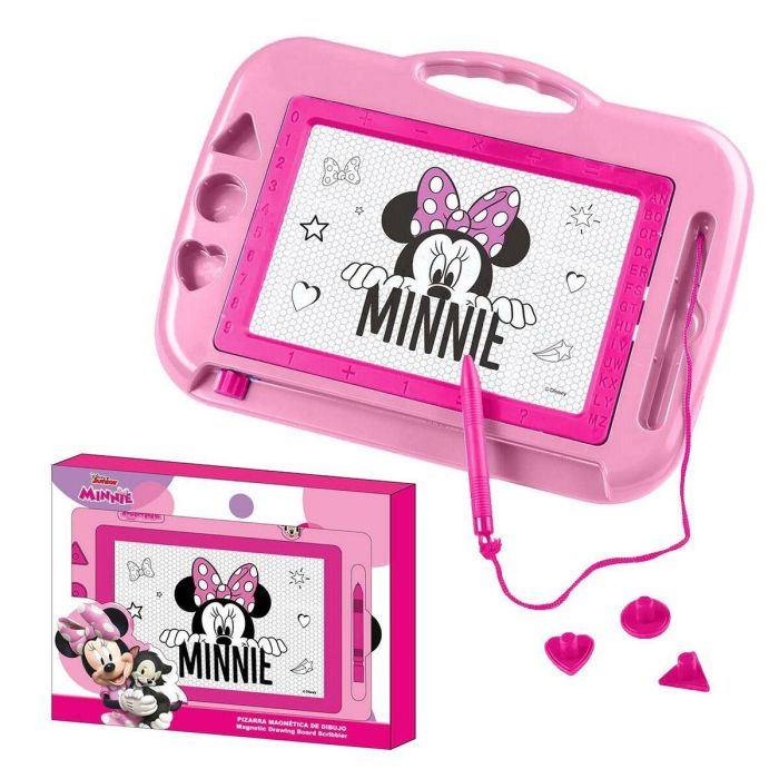 Cerdá Minnie Set de papelería pizarra magnética para niños 3+ años 32.5 x 24.5 x 3.0 cm, color Rosa