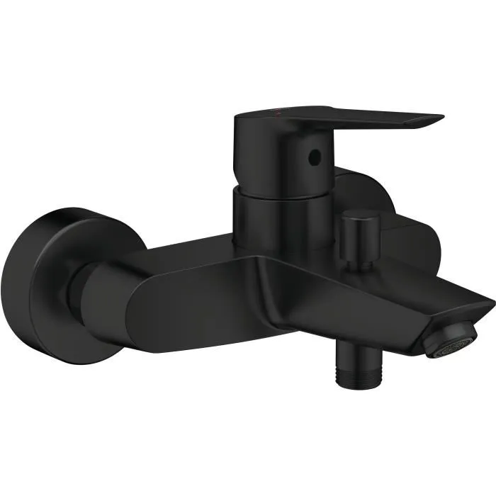 Grohe 322782432 Mezclador Monomando de Baño/Ducha Negro Mate Montaje en Pared Visto Desviador Automático 0 Grohe 322782432 Mezclador Monomando de Baño/Ducha Negro Mate Montaje en Pared Visto Desviador Automático 0