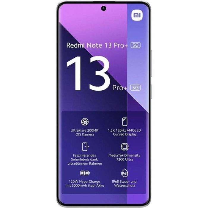 Smartphone Xiaomi Redmi Note 13 Pro+ 8GB/ 256GB/ 6.67"/ 5G/ Blanco 3 Smartphone Xiaomi Redmi Note 13 Pro+ 8GB/ 256GB/ 6.67"/ 5G/ Blanco 3
