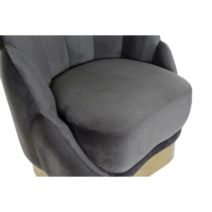 Butaca Moderno DKD Home Decor Gris Oscuro 80 x 85 x 86 cm 5 Butaca Moderno DKD Home Decor Gris Oscuro 80 x 85 x 86 cm 5