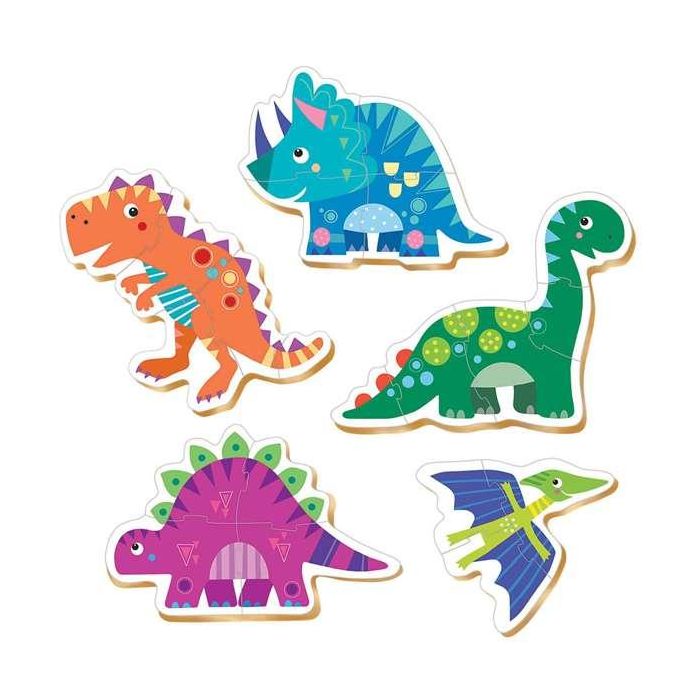 Puzzle baby dinosaurios contiene 5 puzzles 2 Puzzle baby dinosaurios contiene 5 puzzles 2