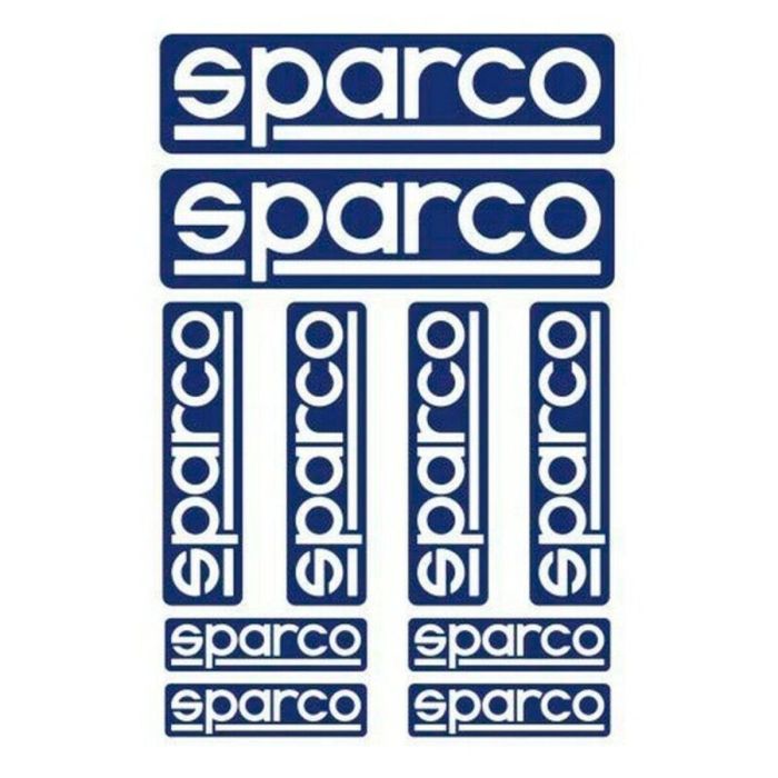 Sparco S09003 Kit de 10 Pegatinas Adhesivas de Letras Sparco Perforadas