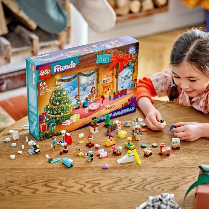 LEGO Friends 42637 Calendario de Adviento 2024 Regalos antes de Navidad Incluye 5 personajes 4