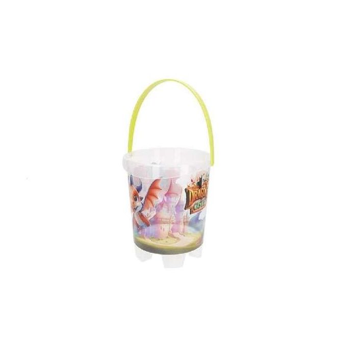 Color Baby Cubo de Playa Castillo Dragones Diámetro 18 cm para +3 años Color Baby Cubo de Playa Castillo Dragones Diámetro 18 cm para +3 años