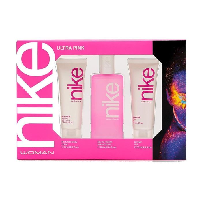 Nike Woman ultra pink eau de toilette 100 ml vaporizador + gel de baño 75 ml + locion corporal perfumada 75 ml Nike Woman ultra pink eau de toilette 100 ml vaporizador + gel de baño 75 ml + locion corporal perfumada 75 ml