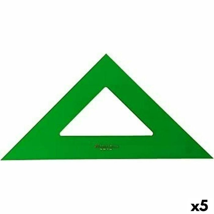 Faber Castell Escuadra Sin Graduar 37 cm Verde Faber Castell Escuadra Sin Graduar 37 cm Verde