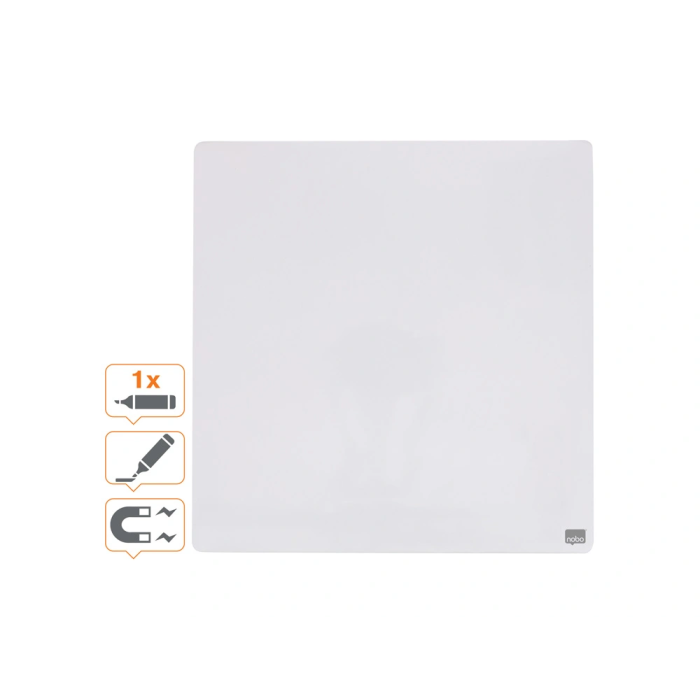 Nobo Pizarra Magnética Blanca para el Hogar 360x360 mm 4