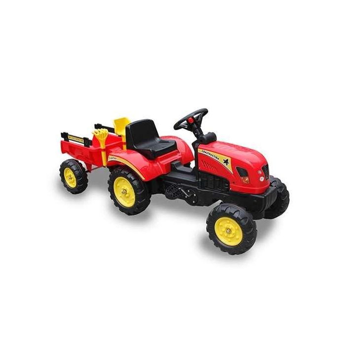 Tractor a pedales rojo. 4 Tractor a pedales rojo. 4