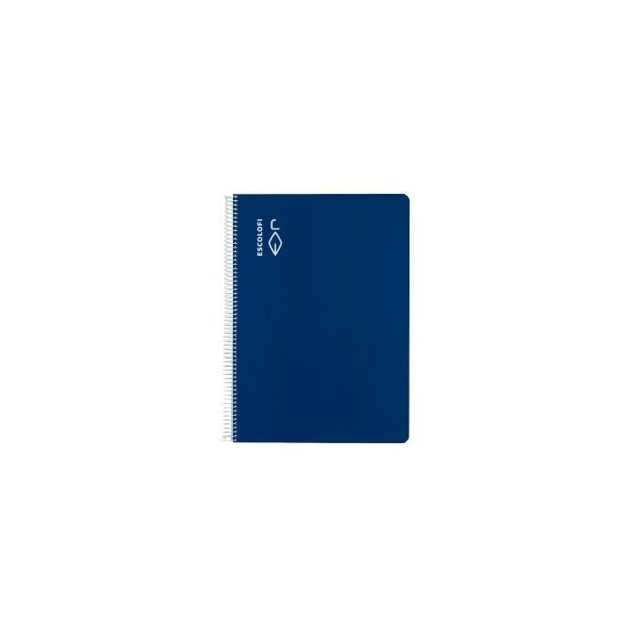 Escolofi Cuaderno Espiral 40H A4 70 gr Pauta 3 mm C-Margen Azul (5 Unidades) (5 Unidades)
