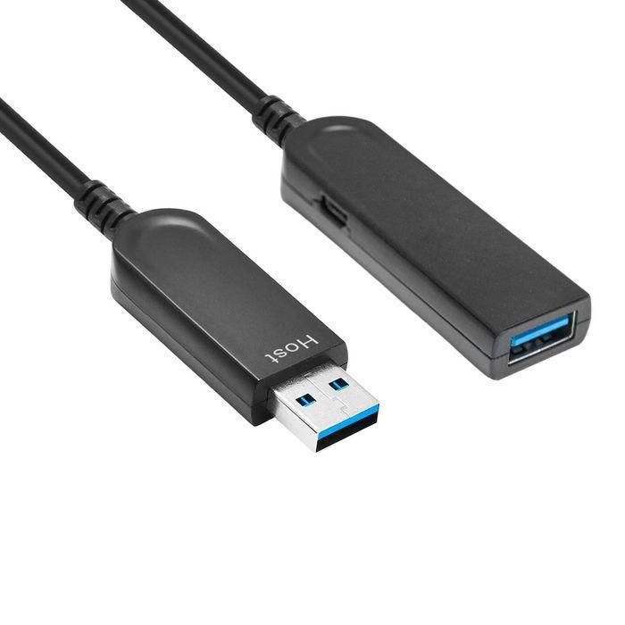 MicroConnect Cable de Extensión USB 3.2 Gen 2 A Premium Activo de Fibra Óptica, Velocidad 10 Gbps, 25 Metros para Conexiones Largas MicroConnect Cable de Extensión USB 3.2 Gen 2 A Premium Activo de Fibra Óptica, Velocidad 10 Gbps, 25 Metros para Conexiones Largas