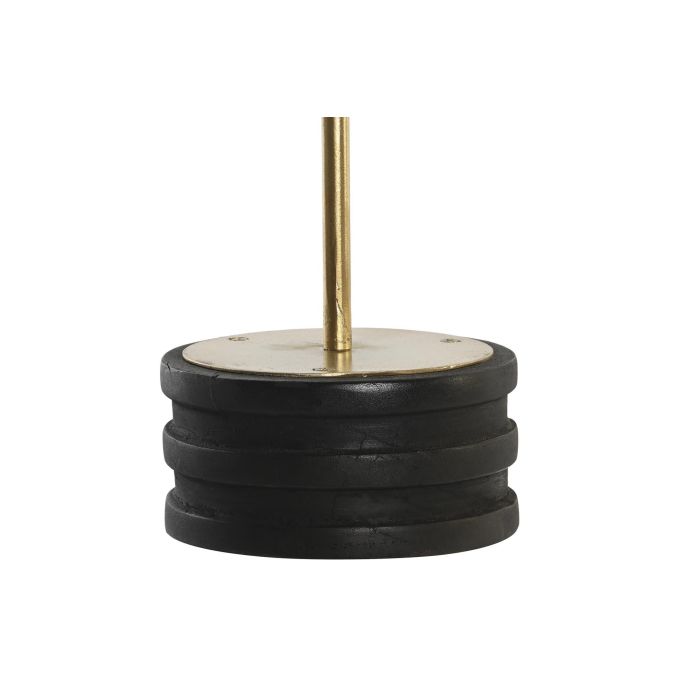 DKD Home Decor Globo Terráqueo Colonial Dorado Negro con Base de Metal y Mango, 20 x 52 x 24 cm 1