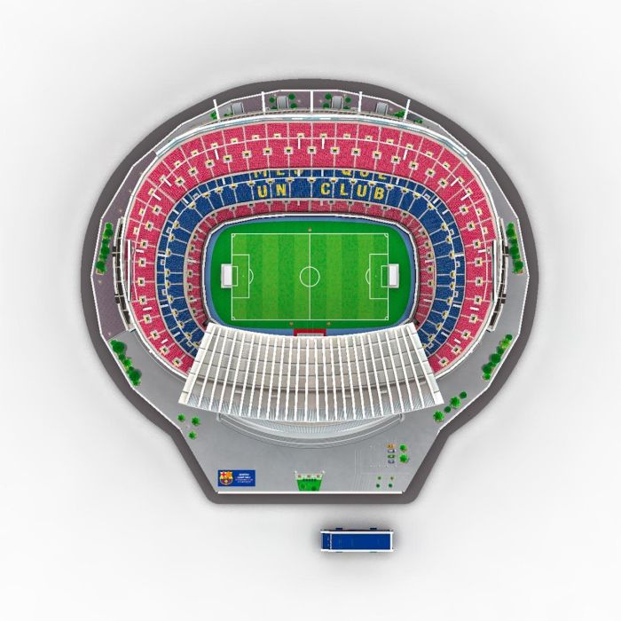 Eleven Force Ef16423/16522 - Estadio Spotify Camp Nou 3D F.C. Barcelona Maqueta para Construir 2