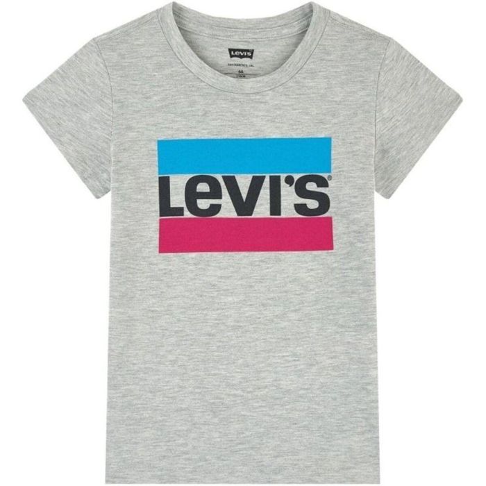 Camiseta de Manga Corta Infantil Levi's SPORTSWEAR LOGO TEE Gris 12-13 Años Camiseta de Manga Corta Infantil Levi's SPORTSWEAR LOGO TEE Gris 12-13 Años