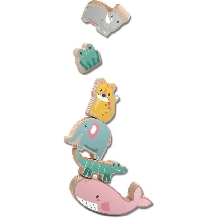 SES CREATIVE - Animales de madera para equilibrar y apilar 2 SES CREATIVE - Animales de madera para equilibrar y apilar 2