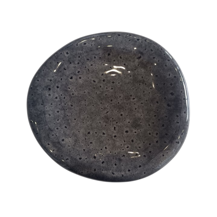 DKD Home Decor Plato Hondo Moderno Negro de Gres Esmaltado 20.5 x 4 x 22 cm Apto Microondas y Lavavajillas (4 Unidades)