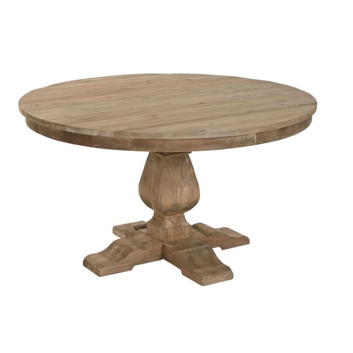 Mesa de Comedor Home ESPRIT Madera Reciclada Madera de abeto 140 x 140 x 76 cm 5 Mesa de Comedor Home ESPRIT Madera Reciclada Madera de abeto 140 x 140 x 76 cm 5