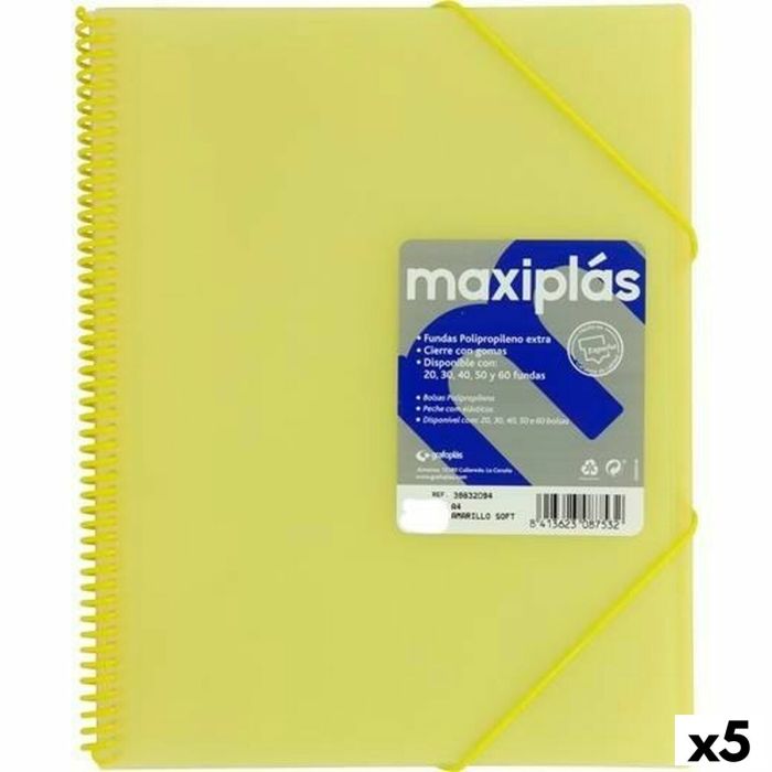Carpeta Clasificadora Grafoplas Amarillo A4 (5 Unidades) 0 Carpeta Clasificadora Grafoplas Amarillo A4 (5 Unidades) 0